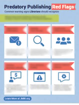Document for predatory publishing red flags where most of the content is blurred