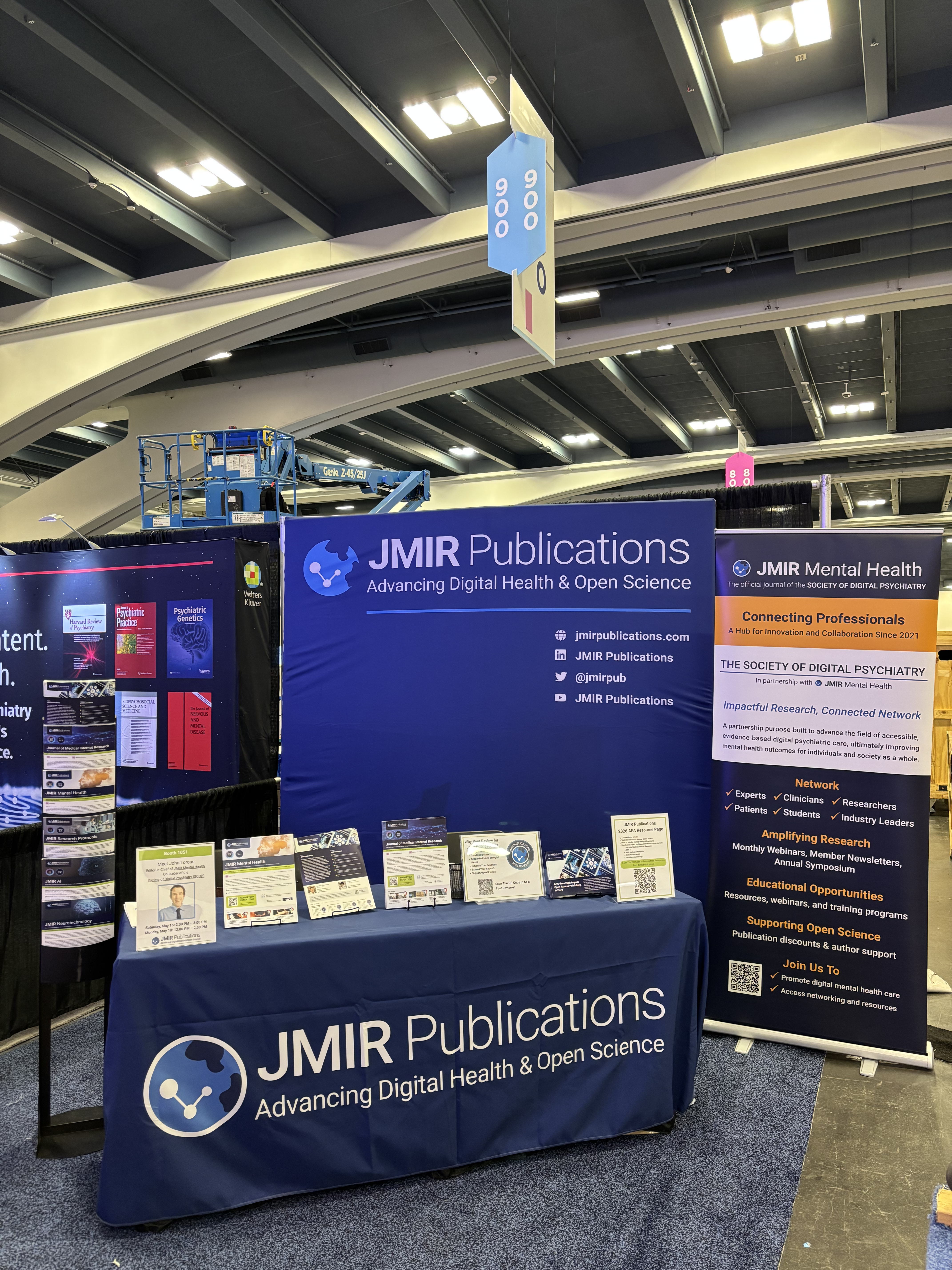 JMIR Publications booth at APA 2026
