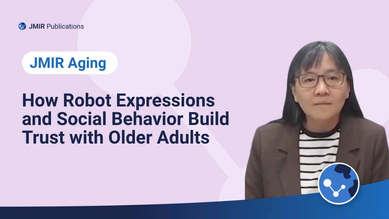 Header for JMIR Aging blog featuring photo of Hsiu-Ping Yueh